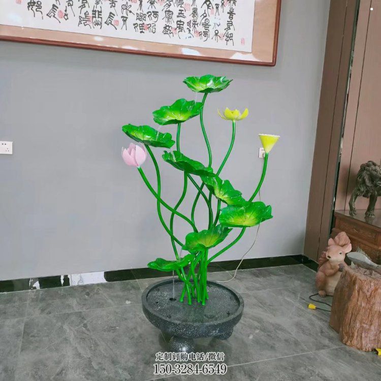 日照荷花雕塑异型优选,城市装饰,展示荷花雕塑定做 日照荷花雕塑异型优选,城市装饰,展示荷花雕塑定做