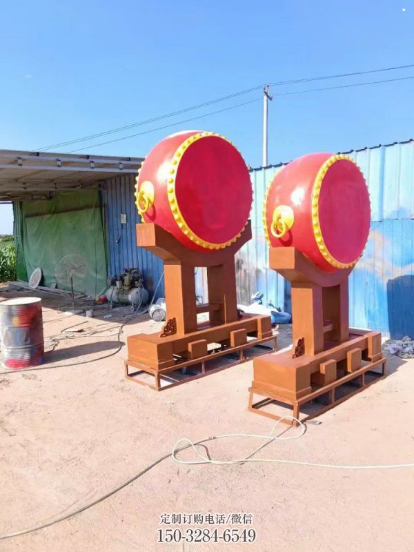 临沂景观战鼓雕塑 剪影喜庆雕塑 商业街民族雕塑 临沂景观战鼓雕塑 剪影喜庆雕塑 商业街民族雕塑