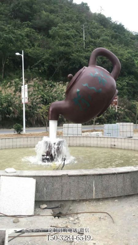 菏泽小区天壶标志雕塑,多彩艺术,天壶雕塑生产厂家 菏泽小区天壶标志雕塑,多彩艺术,天壶雕塑生产厂家