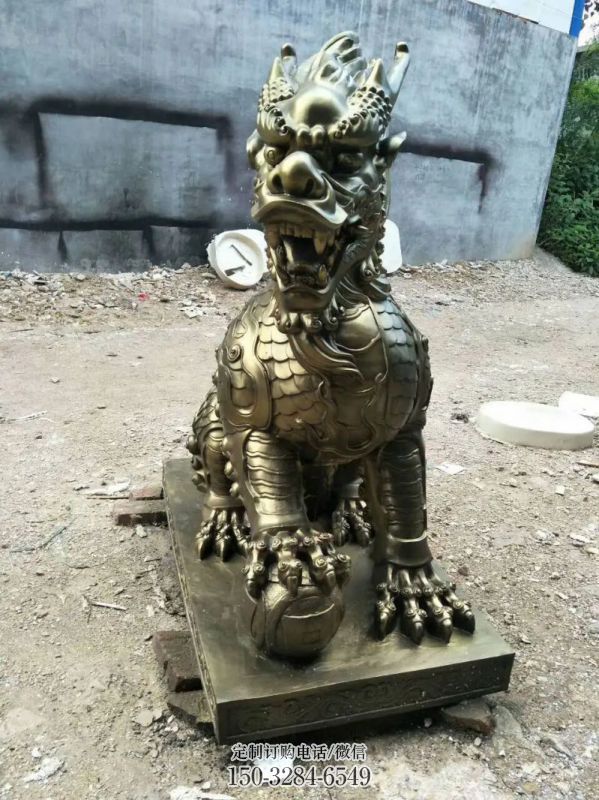 临沂校园麒麟雕塑,拉丝海洋雕塑,卡通主题 临沂校园麒麟雕塑,拉丝海洋雕塑,卡通主题
