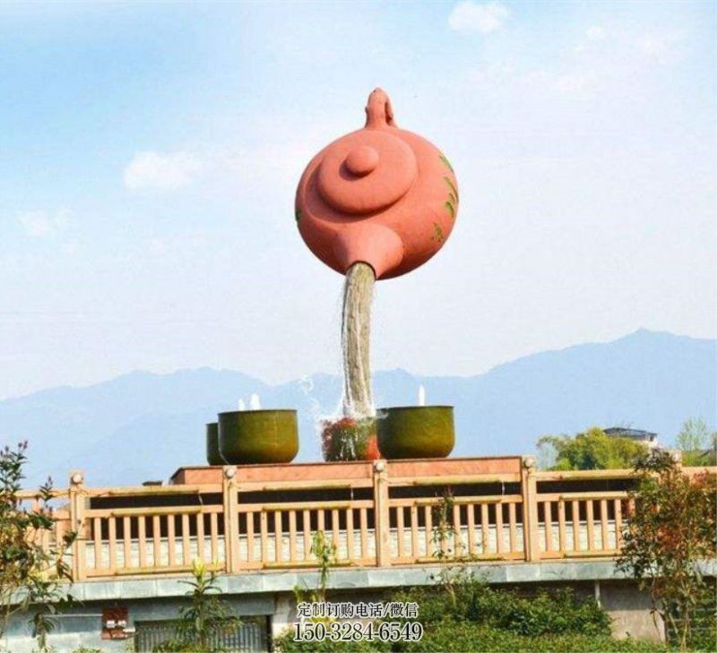 聊城公园天壶雕塑工厂,不锈钢材质,圆雕形式 聊城公园天壶雕塑工厂,不锈钢材质,圆雕形式