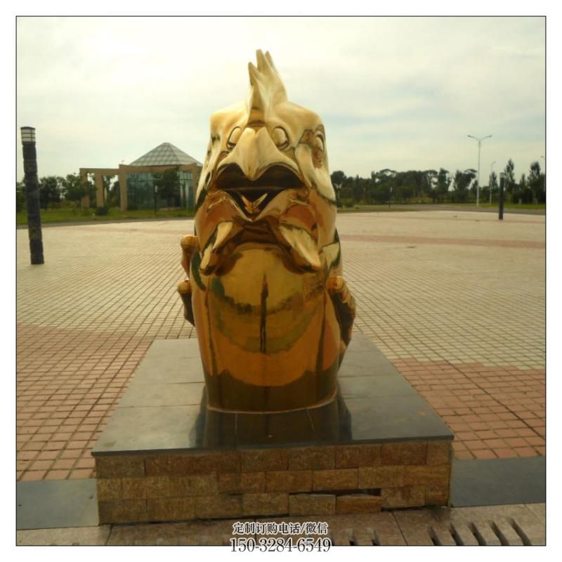 市中不锈钢生肖雕塑,镀钛工艺,公园广场户外摆放 (6) 市中不锈钢生肖雕塑,镀钛工艺,公园广场户外摆放 (6)
